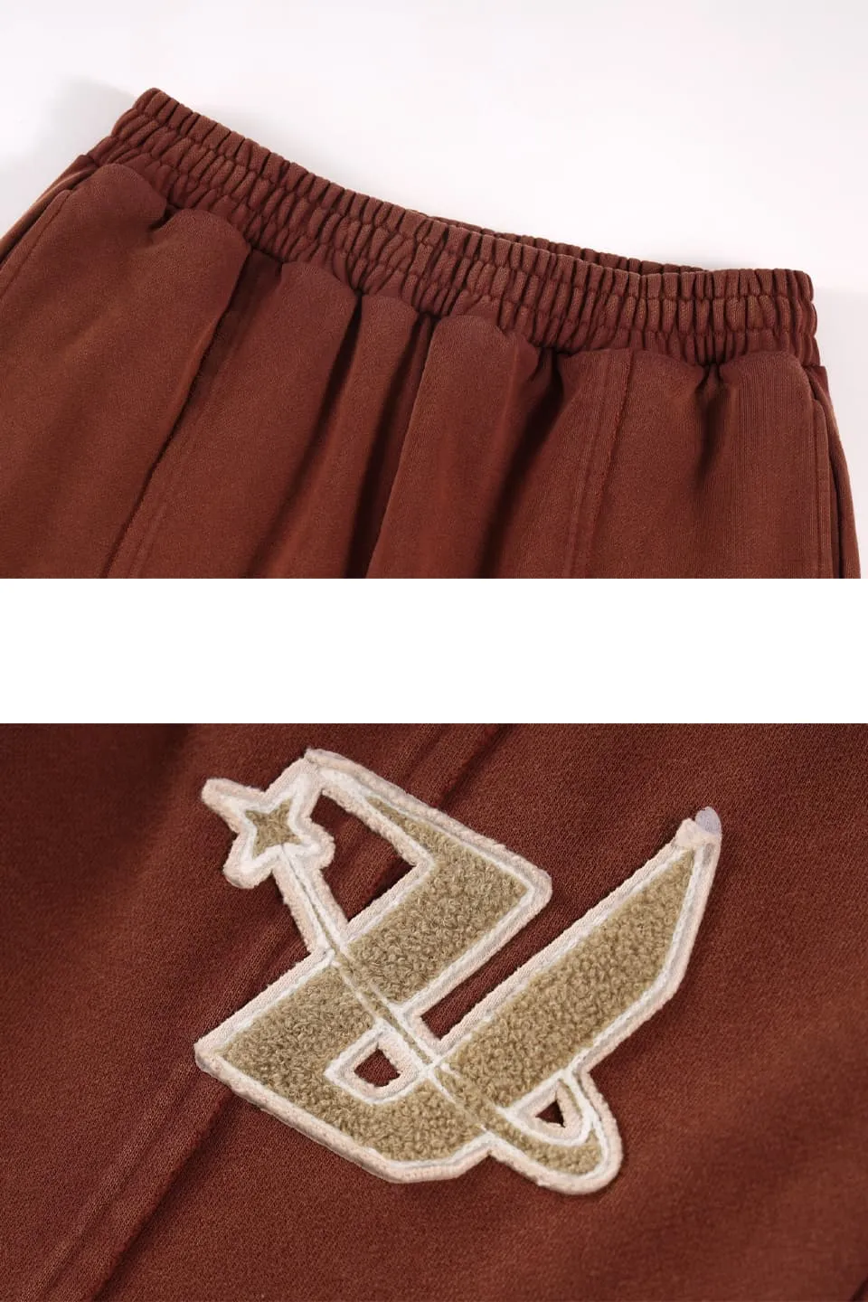 Panel Details Acid Dyed Jogger