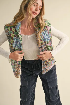 Patchwork Puff Quilted Vest