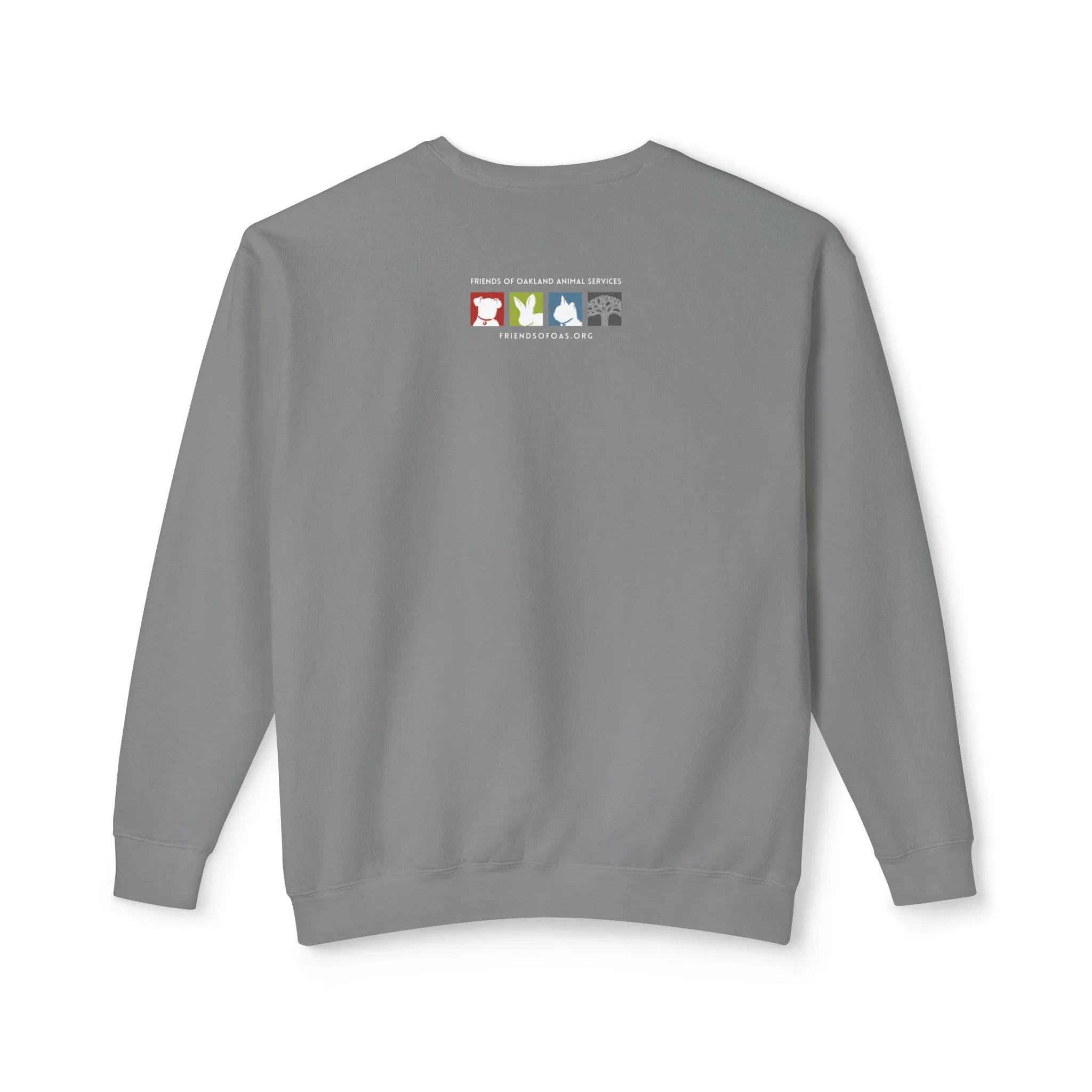 Pawsitively Oakland Unisex Lightweight Crewneck Sweatshirt