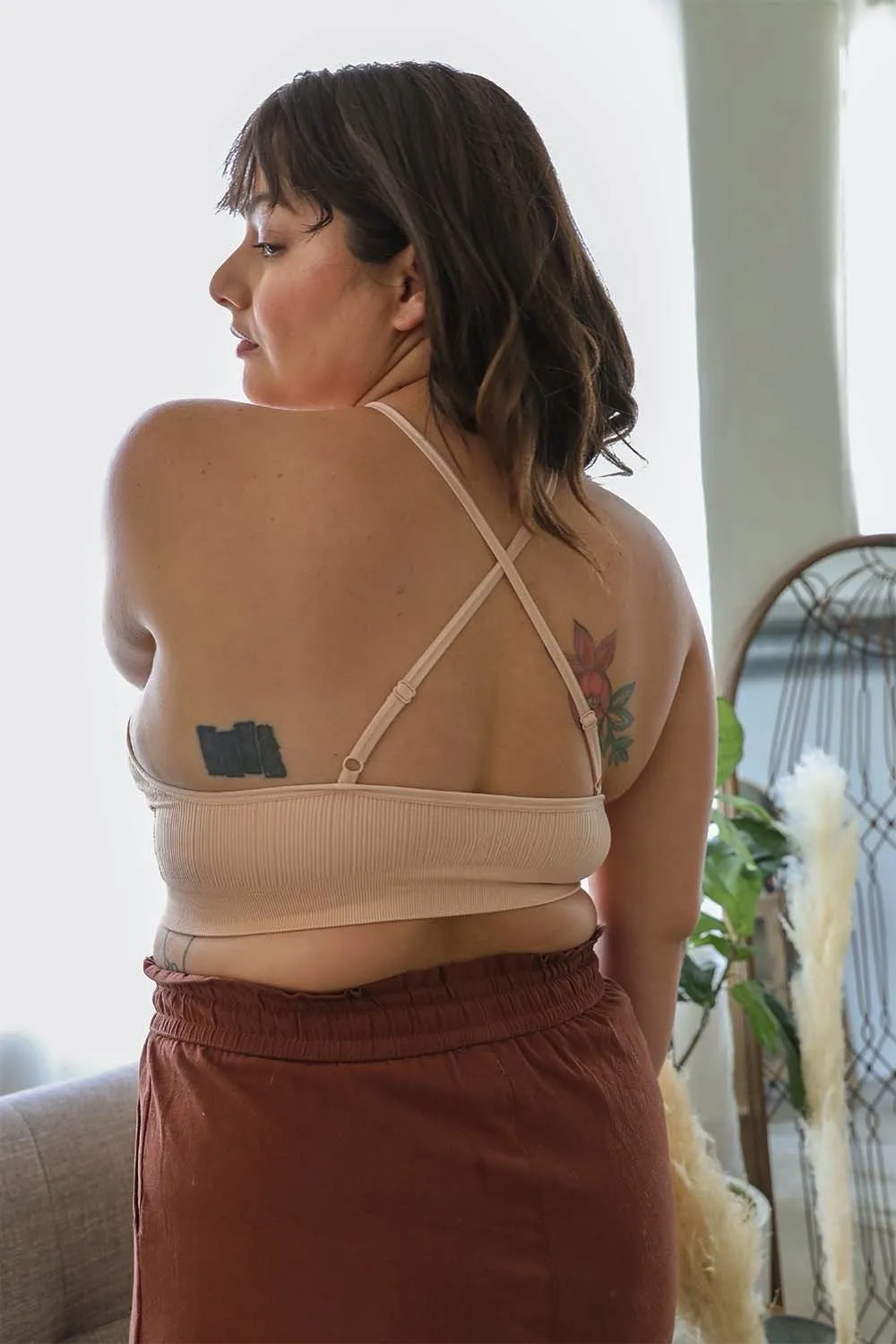 Plus Size Crochet Lace Bralette – Soft and Stylish Look