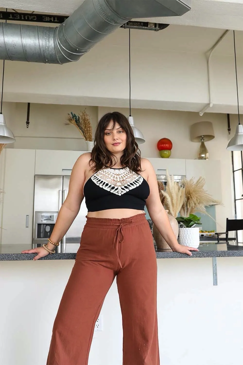 Plus Size Crochet Lace Bralette – Soft and Stylish Look