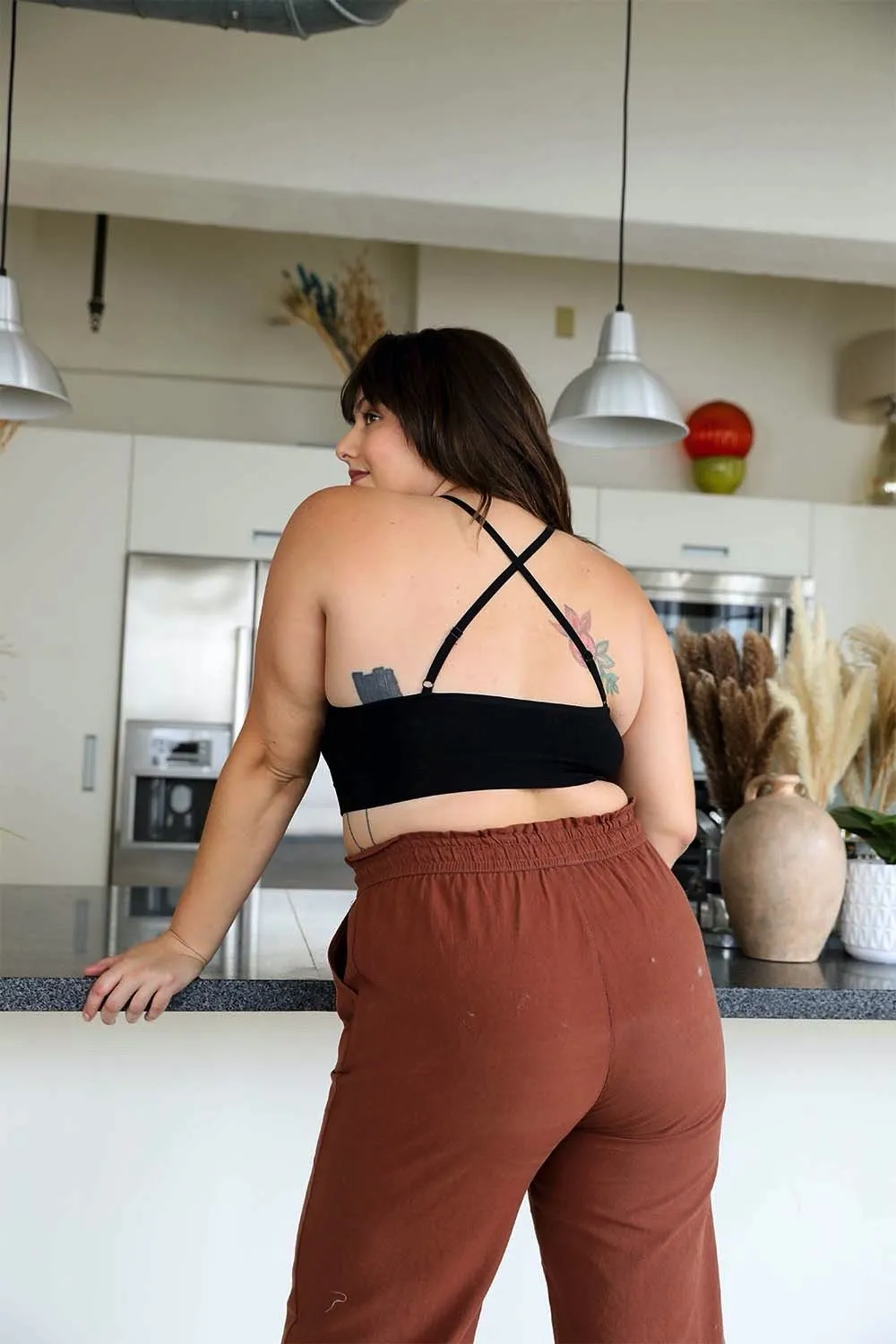 Plus Size Crochet Lace Bralette – Soft and Stylish Look