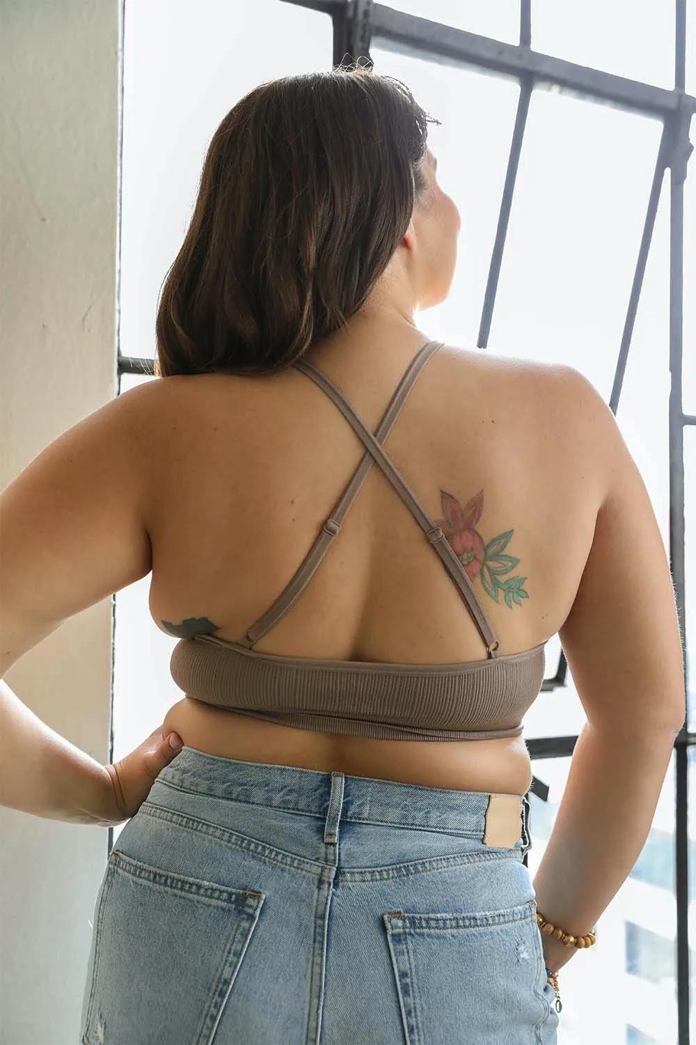 Plus Size Crochet Lace Bralette – Soft and Stylish Look