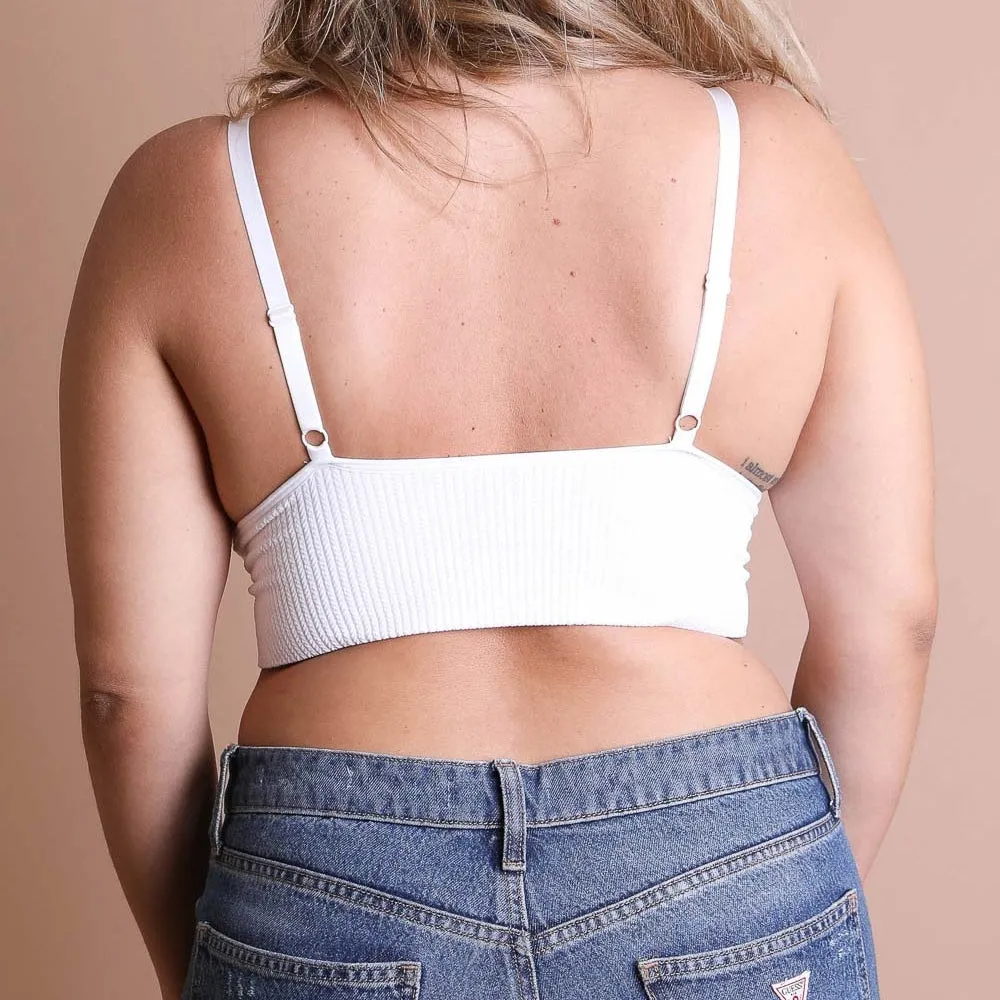 Plus Size Padded Lace Bralettes