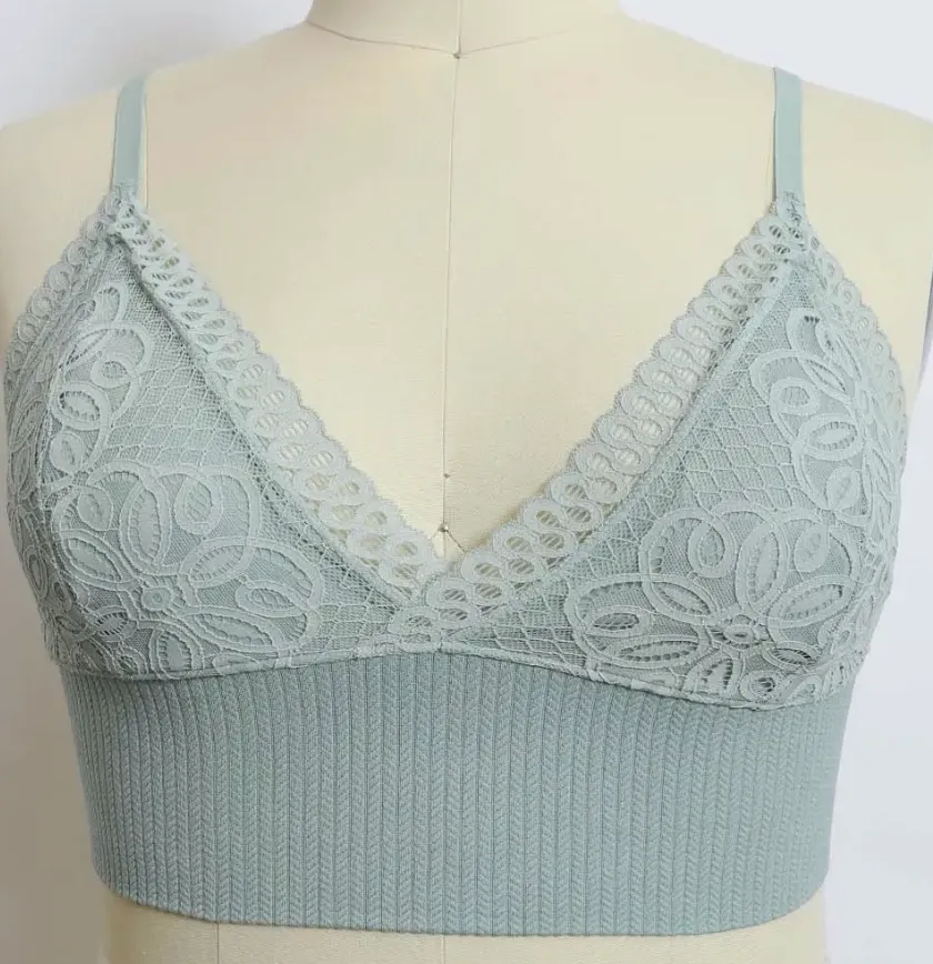Plus Size Padded Lace Bralettes
