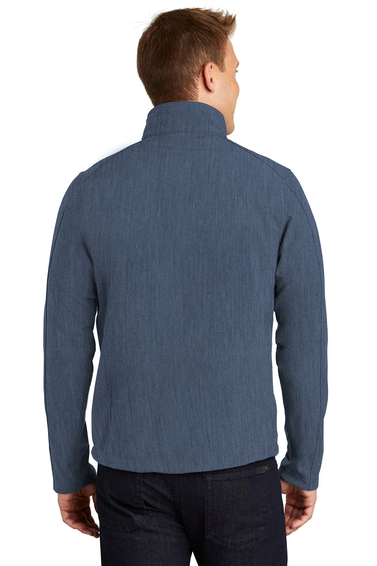 Port Authority Core Soft Shell Customized Jackets, Navy Heather