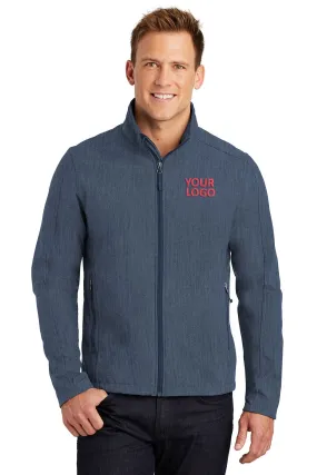 Port Authority Core Soft Shell Customized Jackets, Navy Heather
