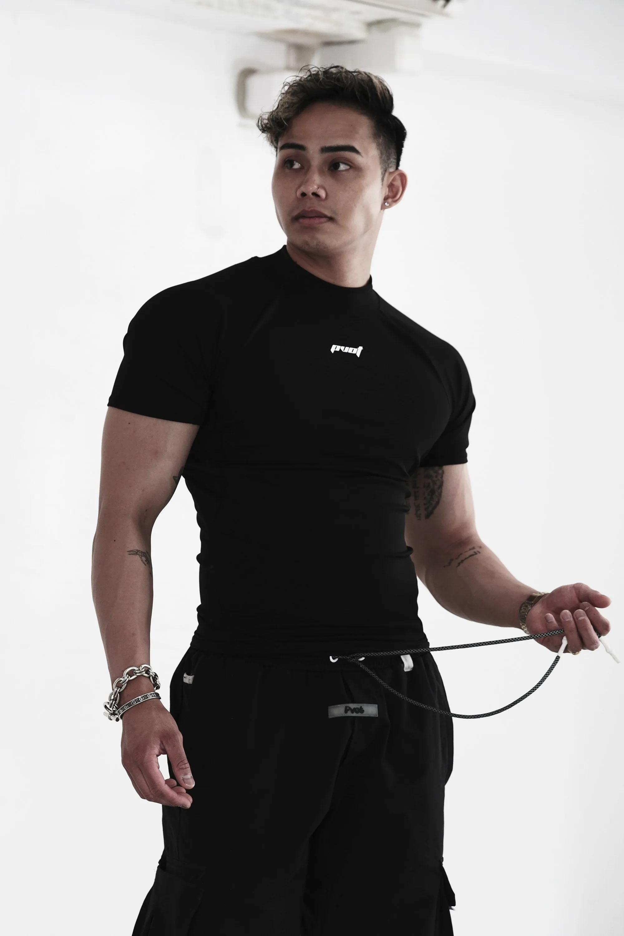 Pvot Compression T-Shirts (Black)