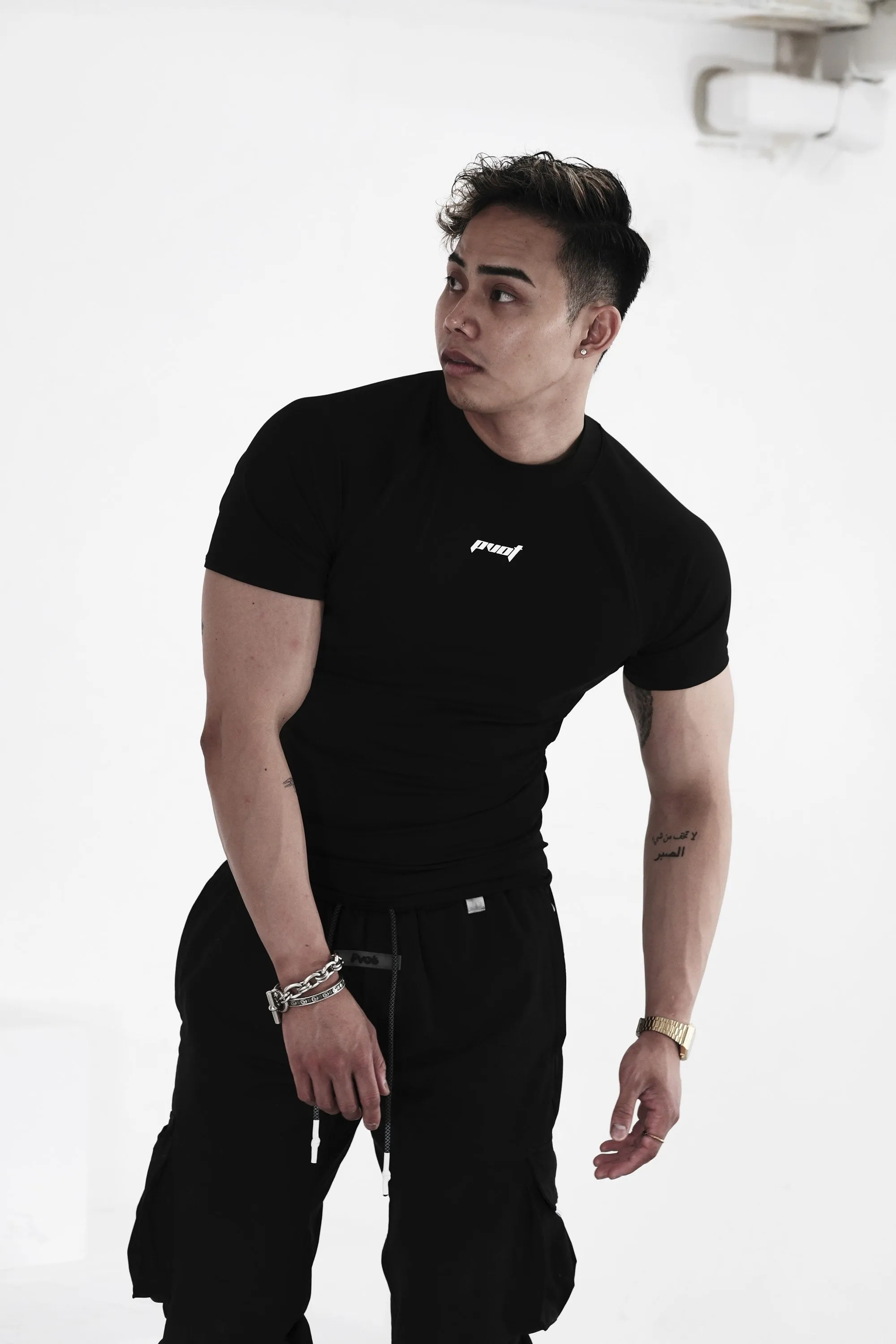 Pvot Compression T-Shirts (Black)