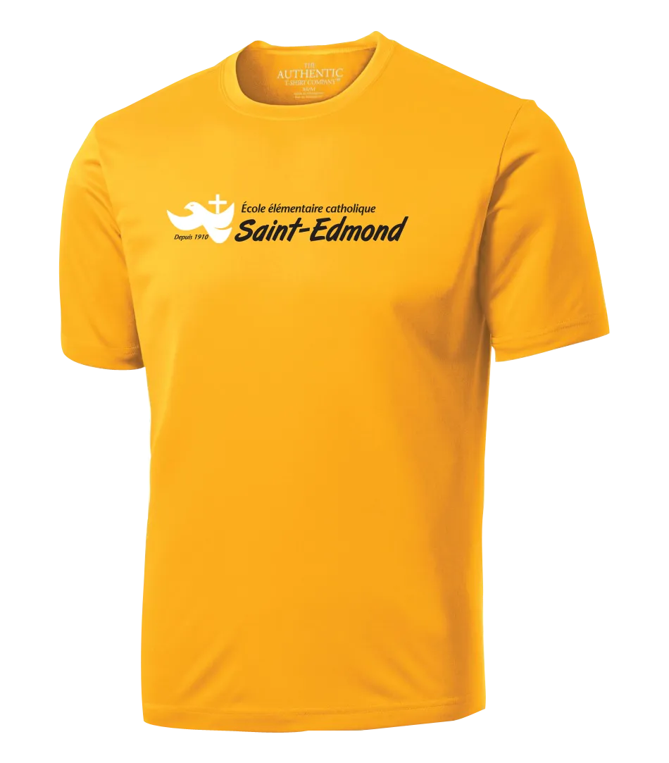 Saint-Edmond Adult Dri-Fit T-Shirt with Printed Logo