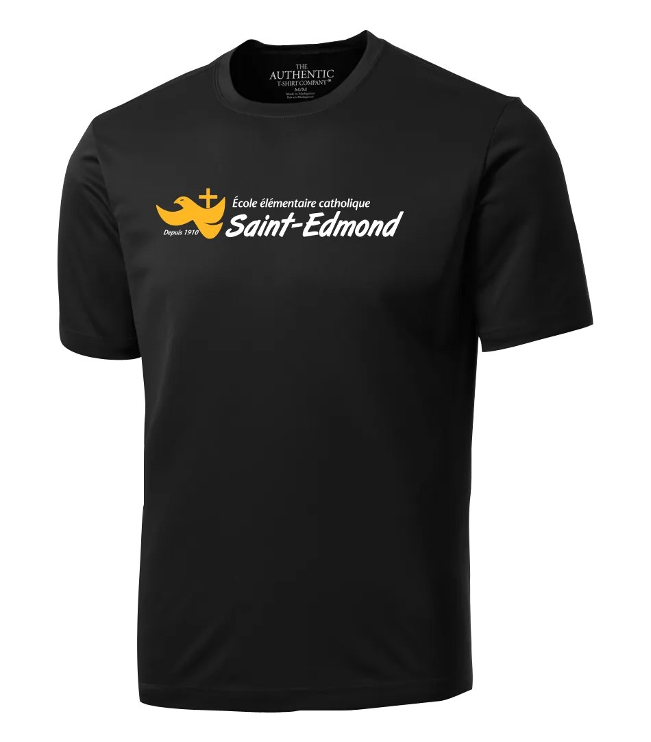 Saint-Edmond Adult Dri-Fit T-Shirt with Printed Logo