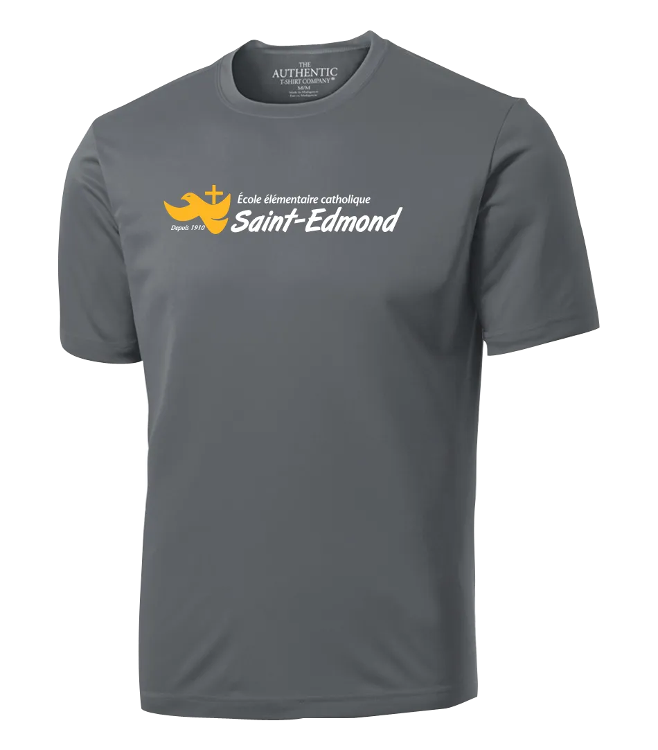 Saint-Edmond Adult Dri-Fit T-Shirt with Printed Logo