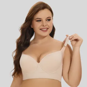 Seamless Push Up Breast Holding Bra  size