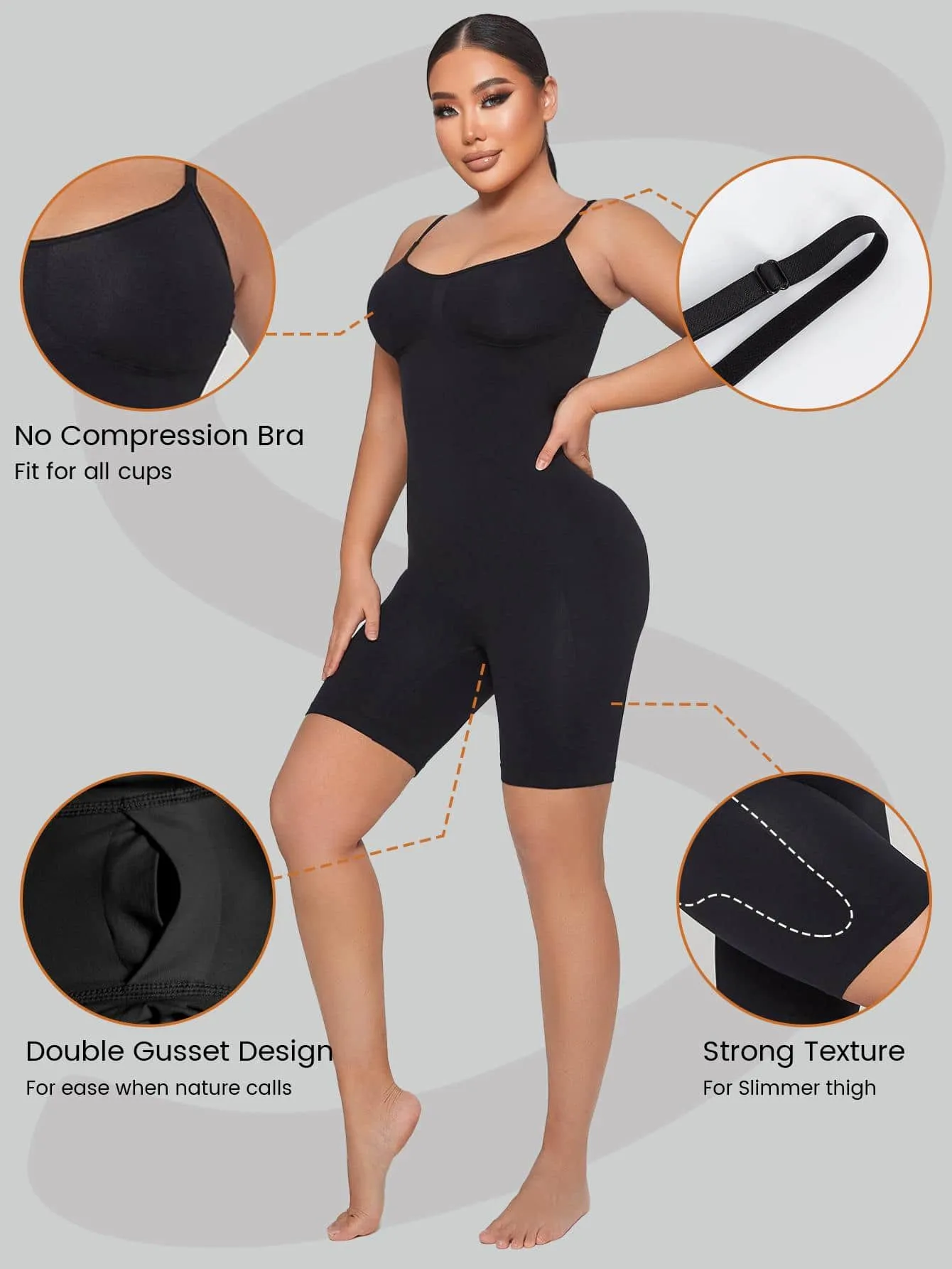 Seamless Shapewear Bodysuit