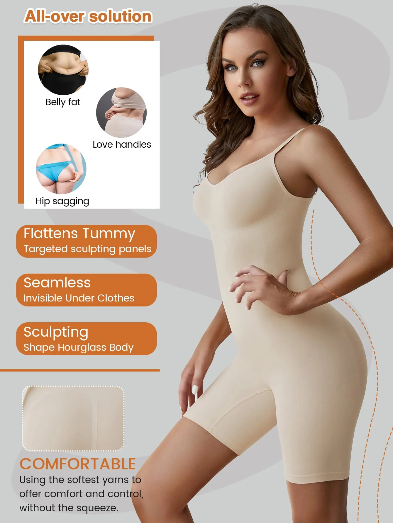 Seamless Shapewear Bodysuit