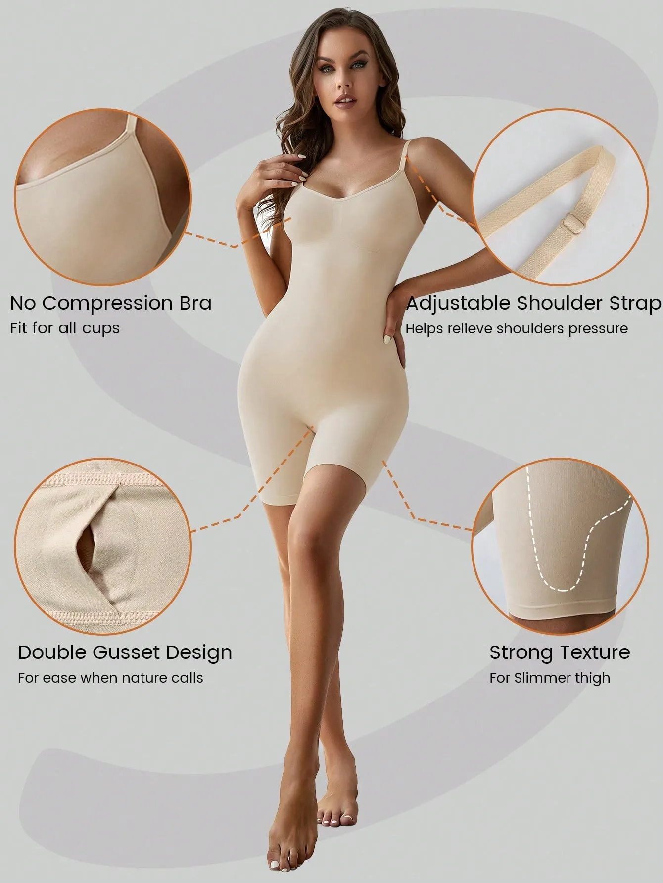 Seamless Shapewear Bodysuit