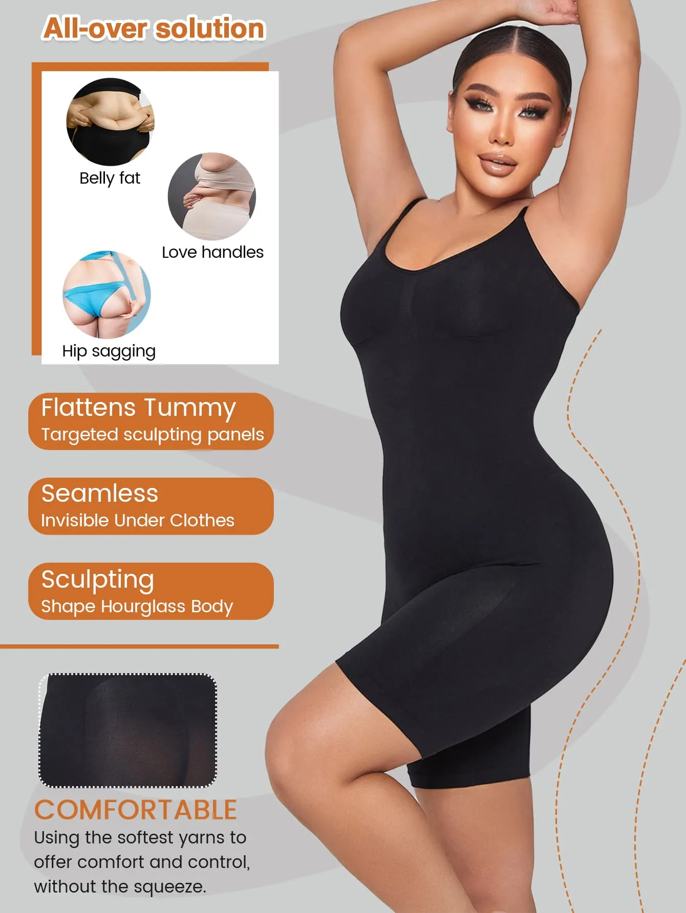 Seamless Shapewear Bodysuit