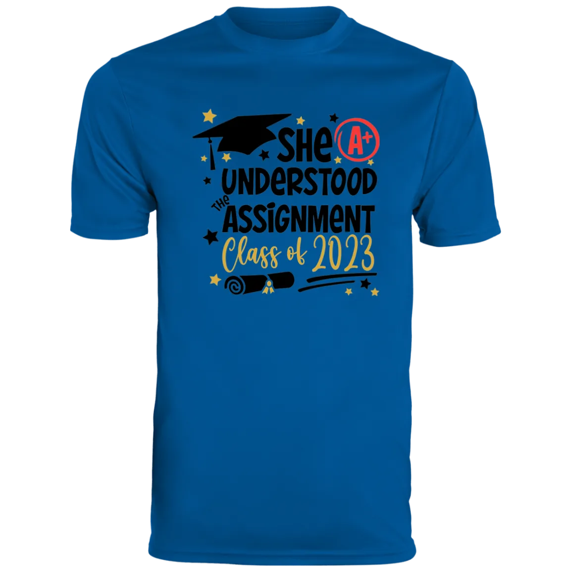 She Understood The Assignment Moisture-Wicking Tee