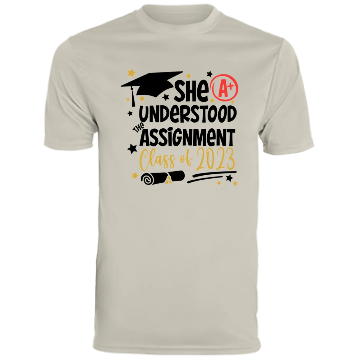She Understood The Assignment Moisture-Wicking Tee