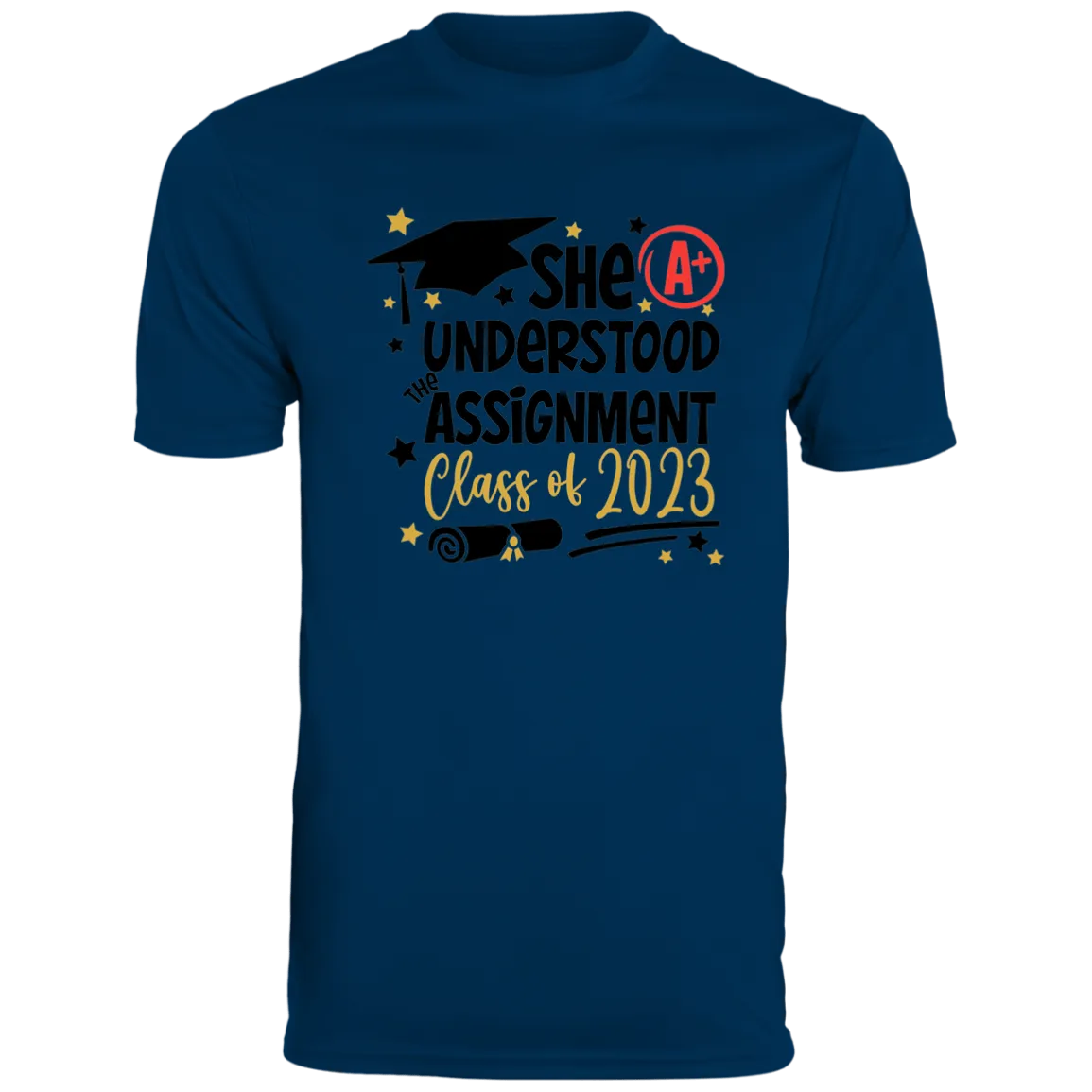 She Understood The Assignment Moisture-Wicking Tee