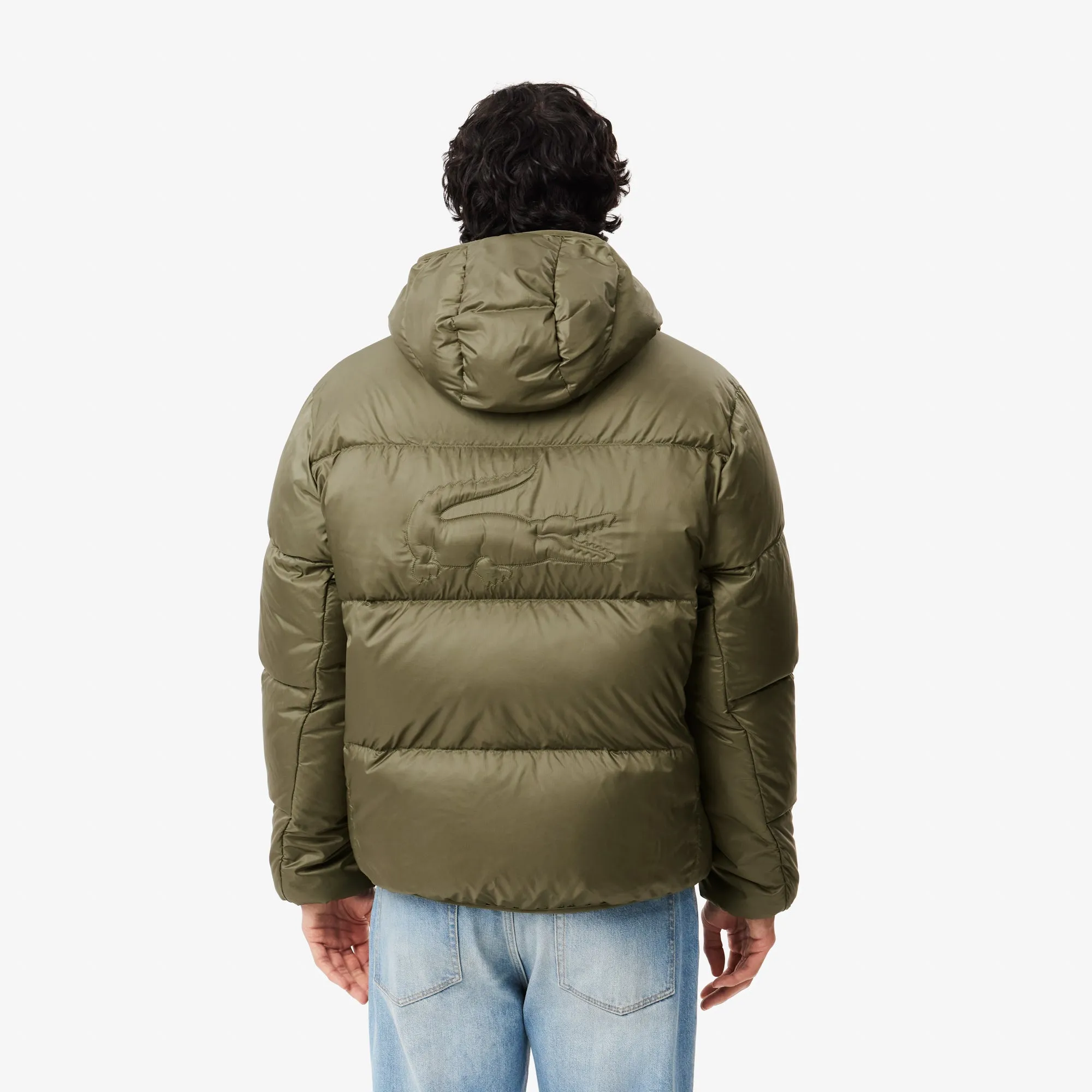 Short Water Repellent Hooded Puffed Jacket - BH2905