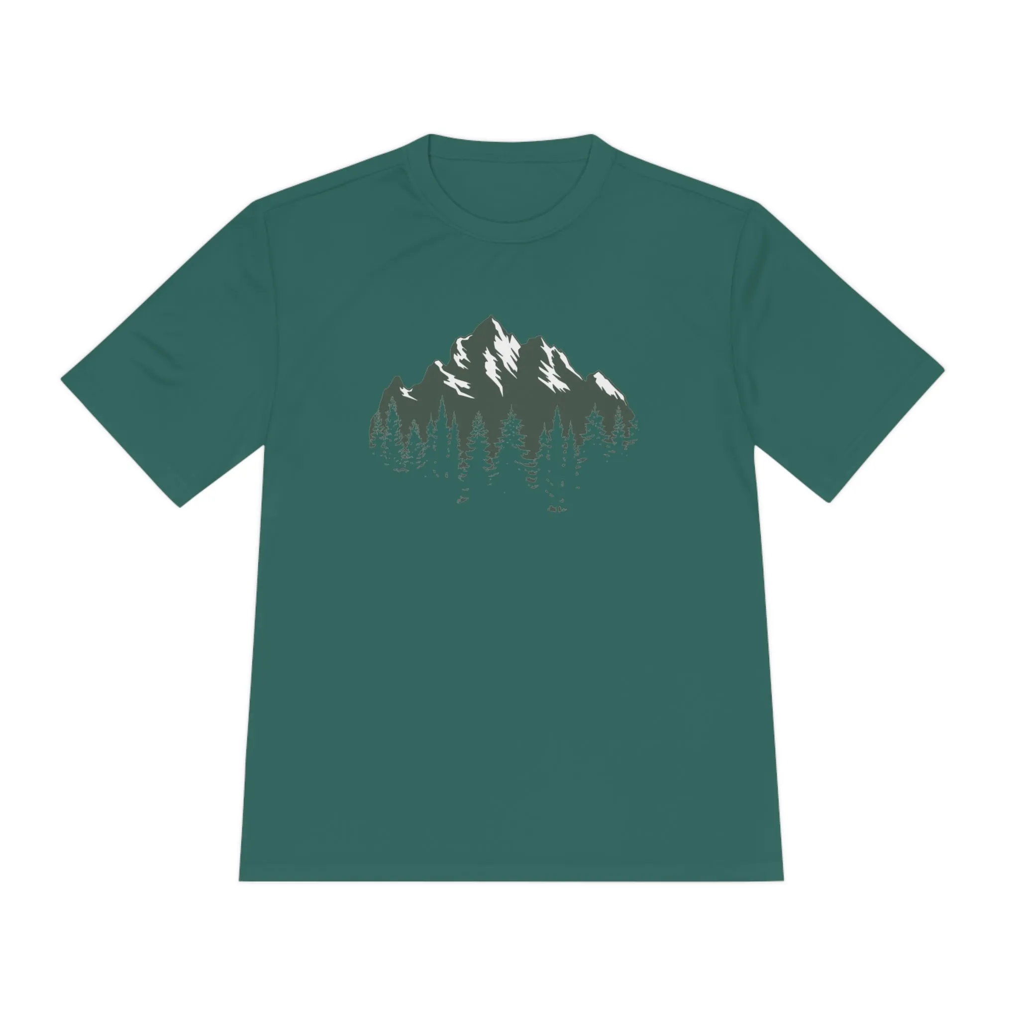 Snow Mountain Cap Unisex Moisture Wicking Tee