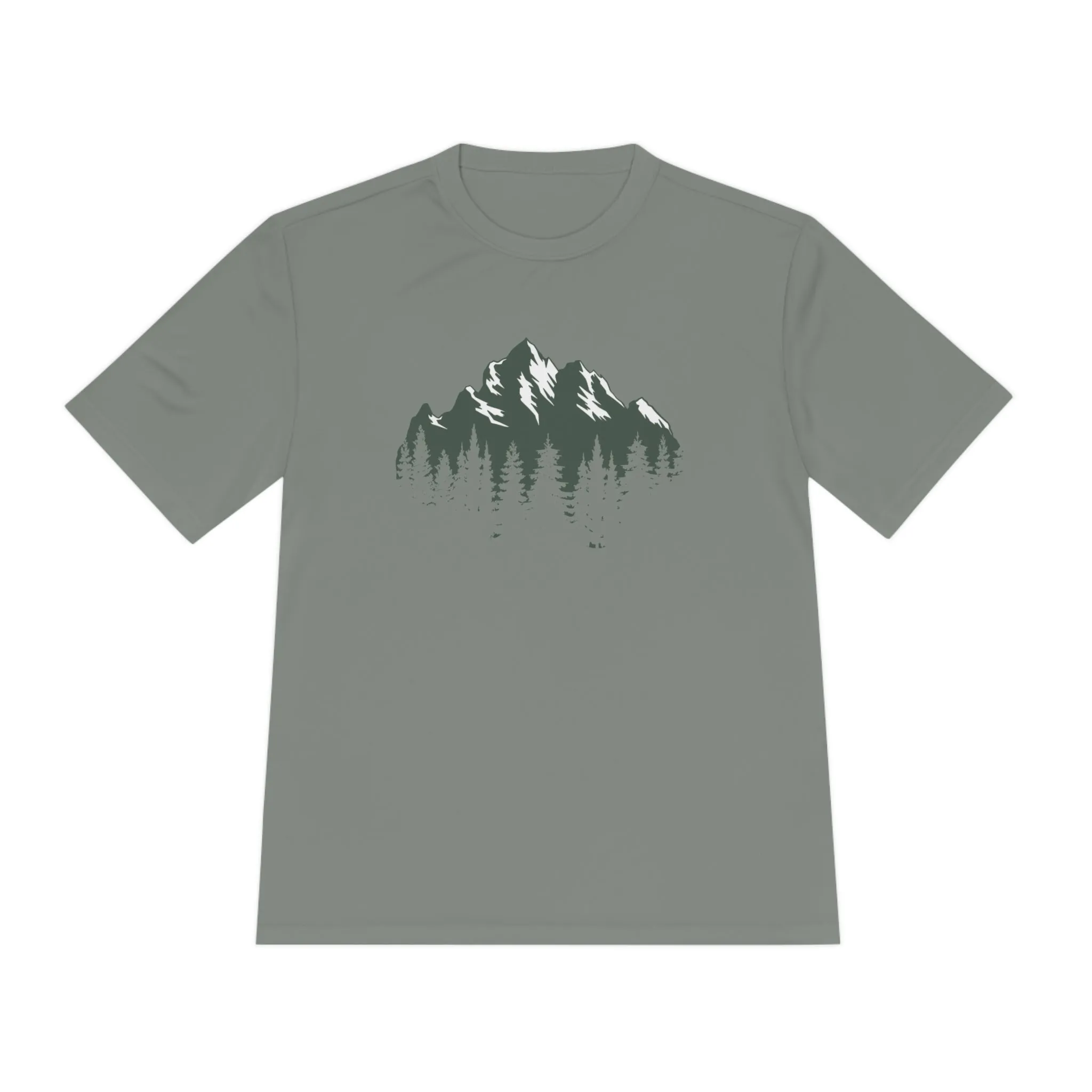 Snow Mountain Cap Unisex Moisture Wicking Tee