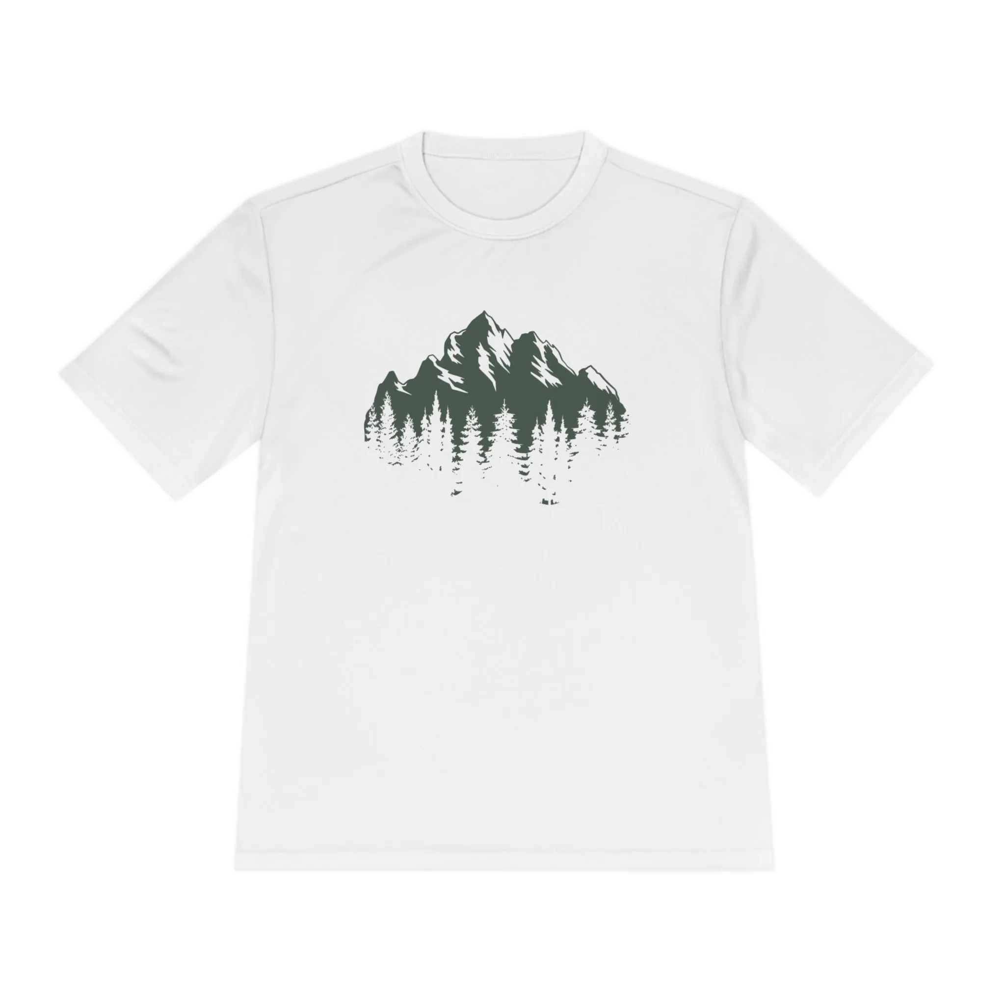 Snow Mountain Cap Unisex Moisture Wicking Tee