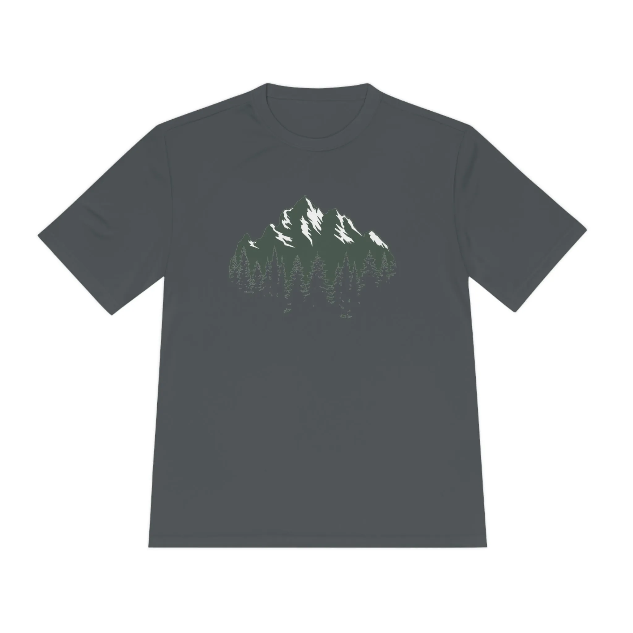 Snow Mountain Cap Unisex Moisture Wicking Tee
