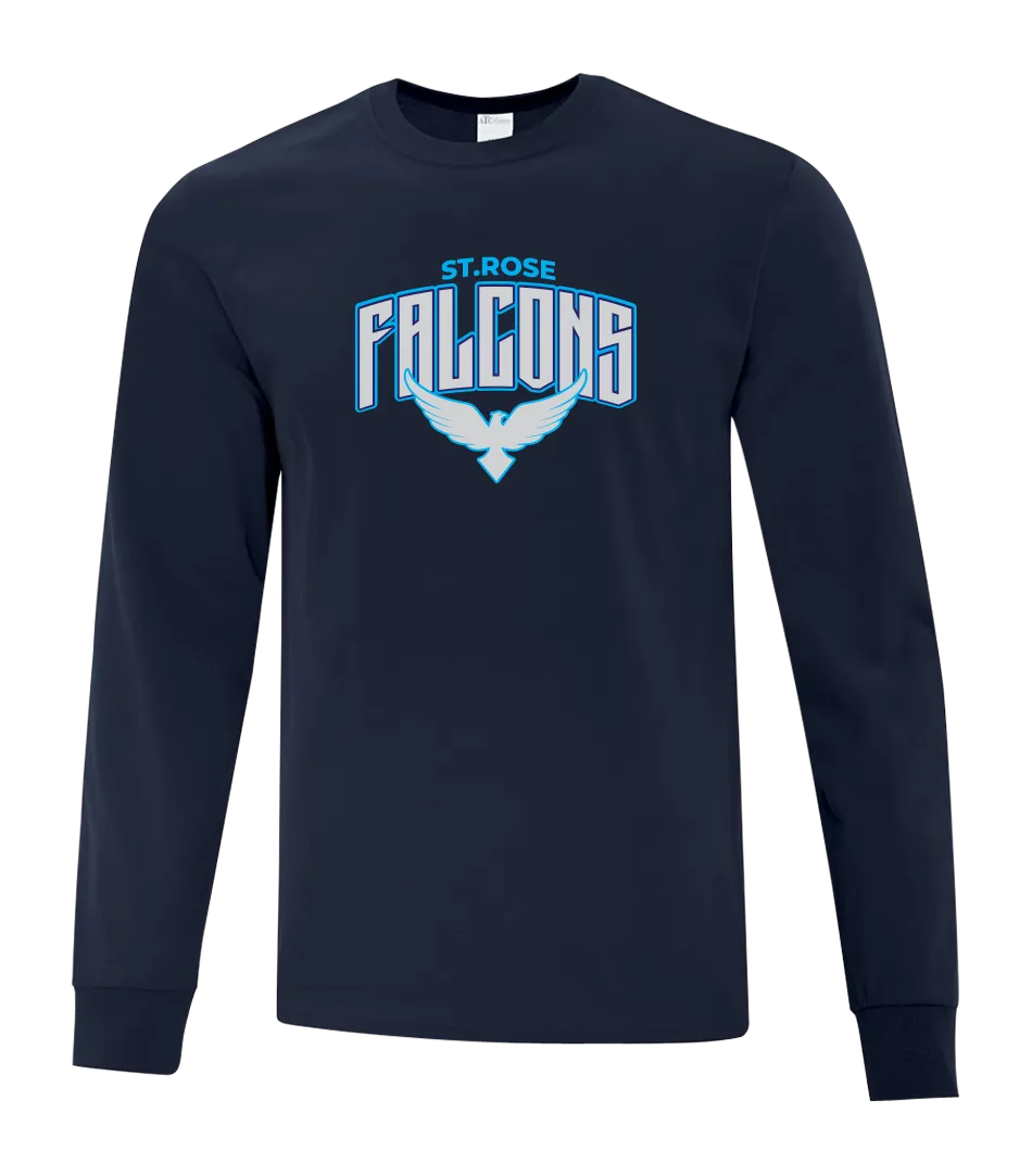 St. Rose Youth Cotton Long Sleeve with Printed Logo