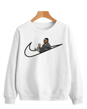 Sweatshirt Gym Mike Tyson White