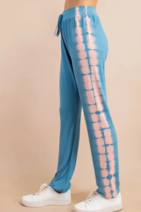 Tie Dye Joggers Teal