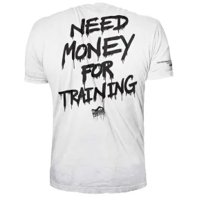 Trainingsshirt EVO - Need Money For Training - Weiß
