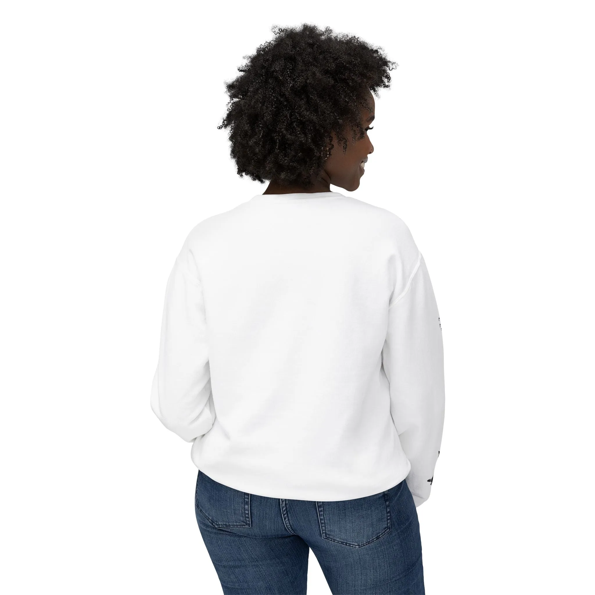 Unisex Lightweight Crewneck Sweatshirt Spread Kindness Like Confetti