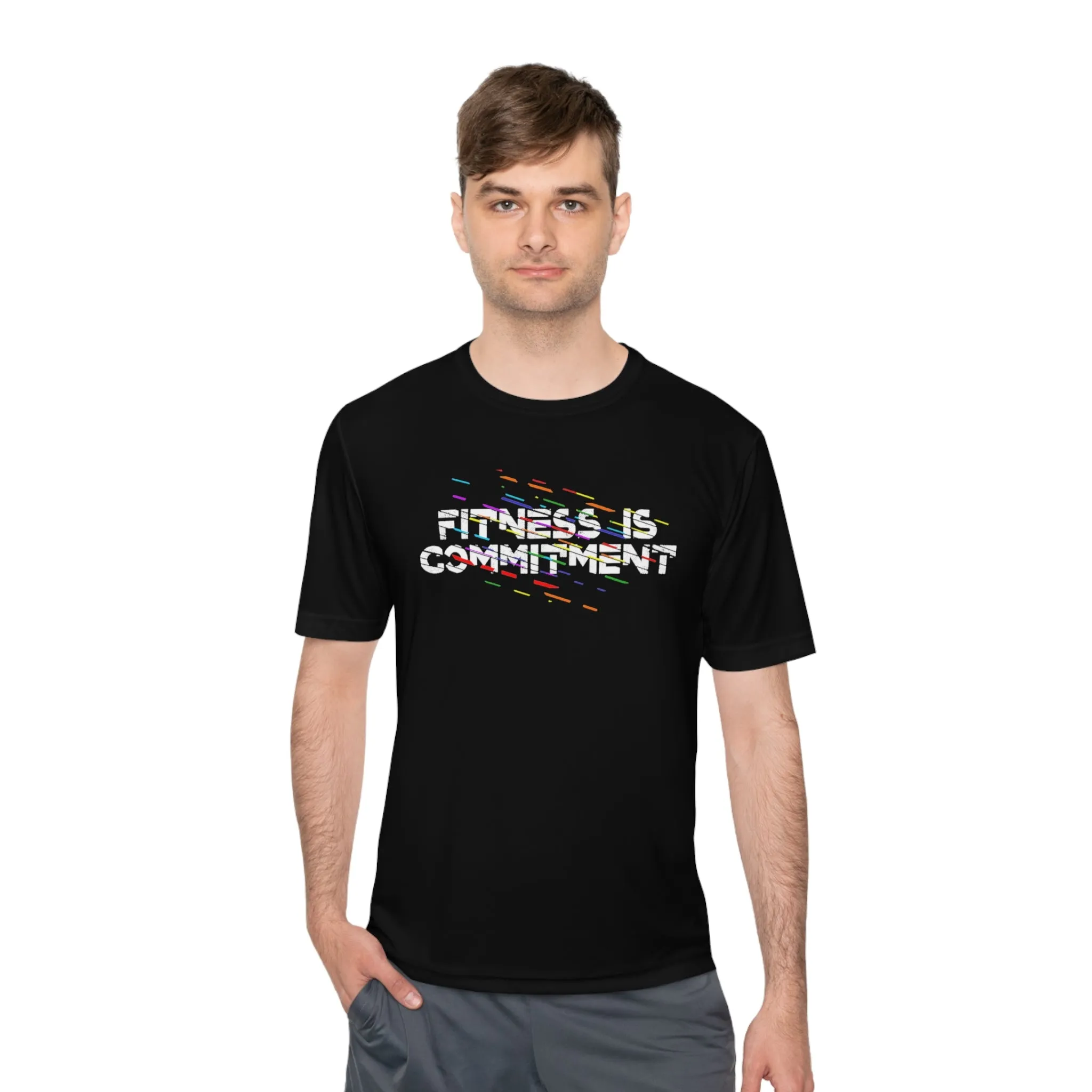 Unisex Moisture Wicking - FITNESS IS COMMITMENT