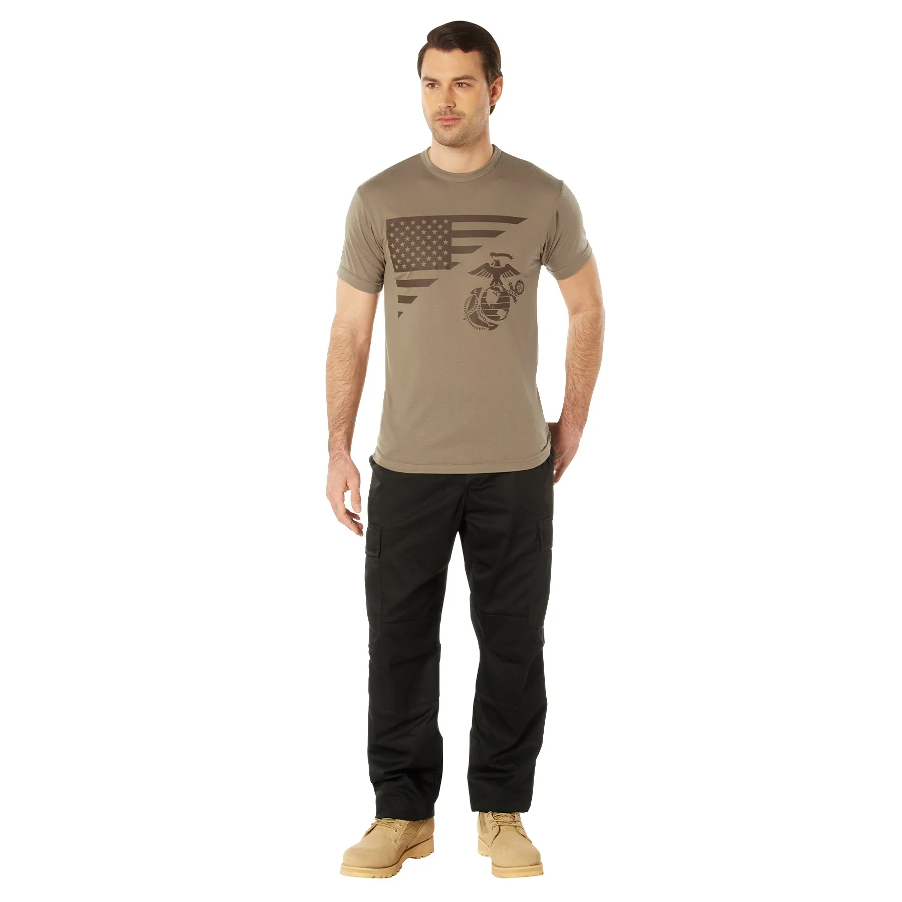 USMC Eagle, Globe, & Anchor Moisture Wicking T-Shirt