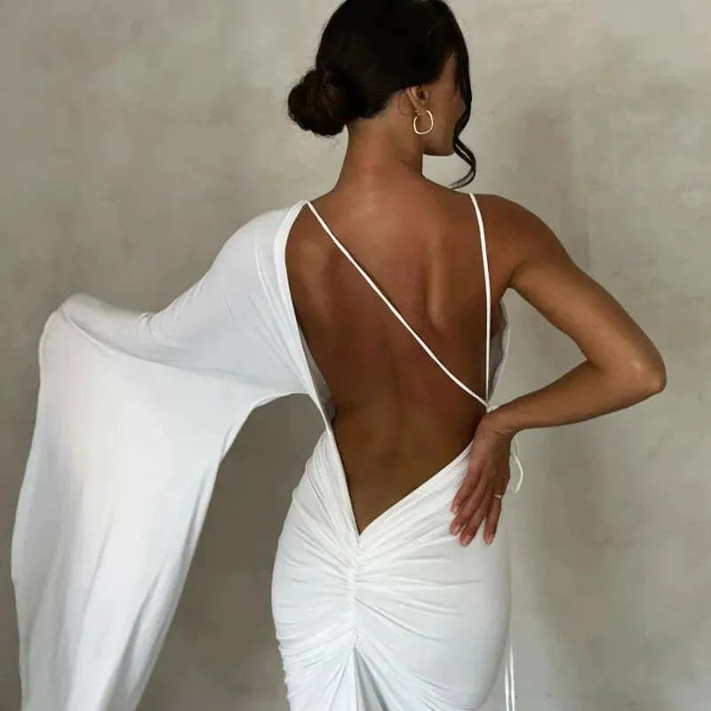 Vvsha Kyle Backless Maxi Dress