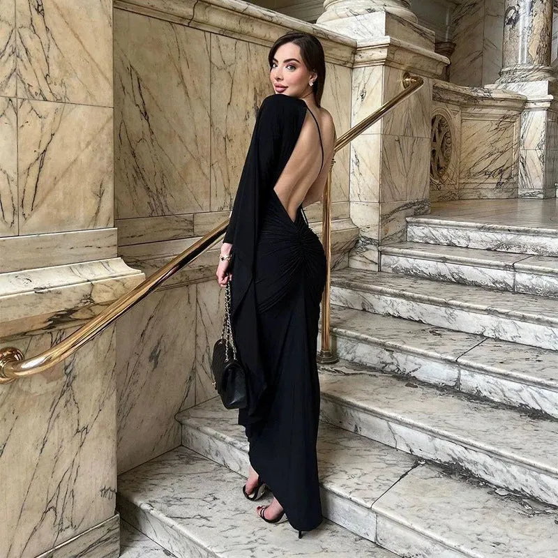 Vvsha Kyle Backless Maxi Dress