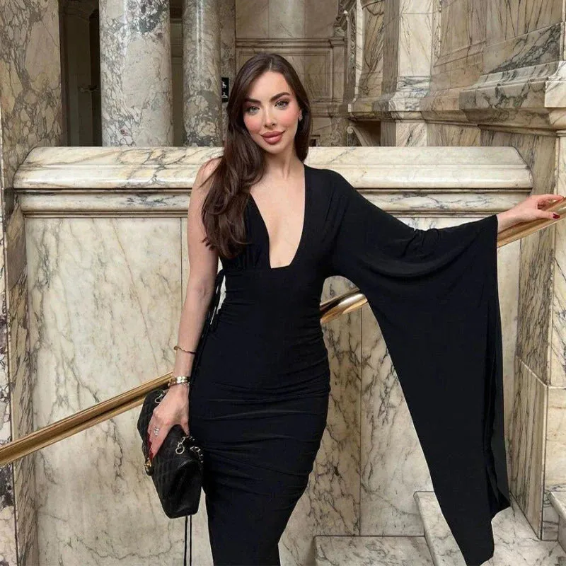 Vvsha Kyle Backless Maxi Dress