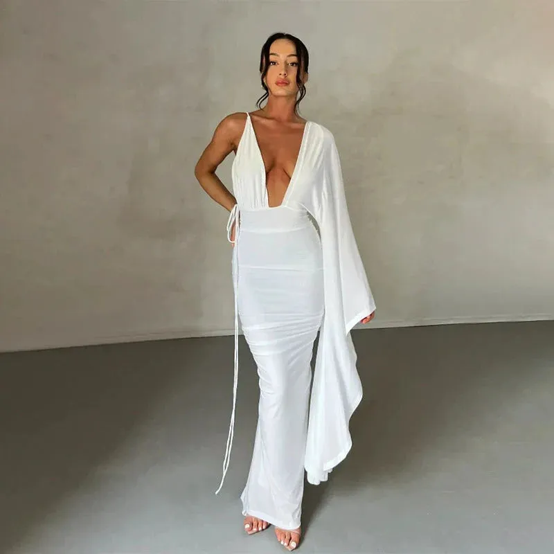 Vvsha Kyle Backless Maxi Dress