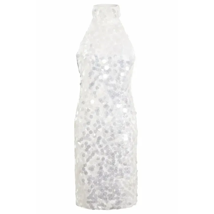 White Backless Mini Dress