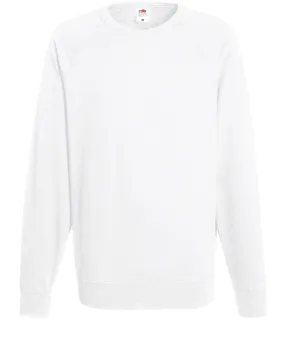 White - Lightweight raglan sweatshirt