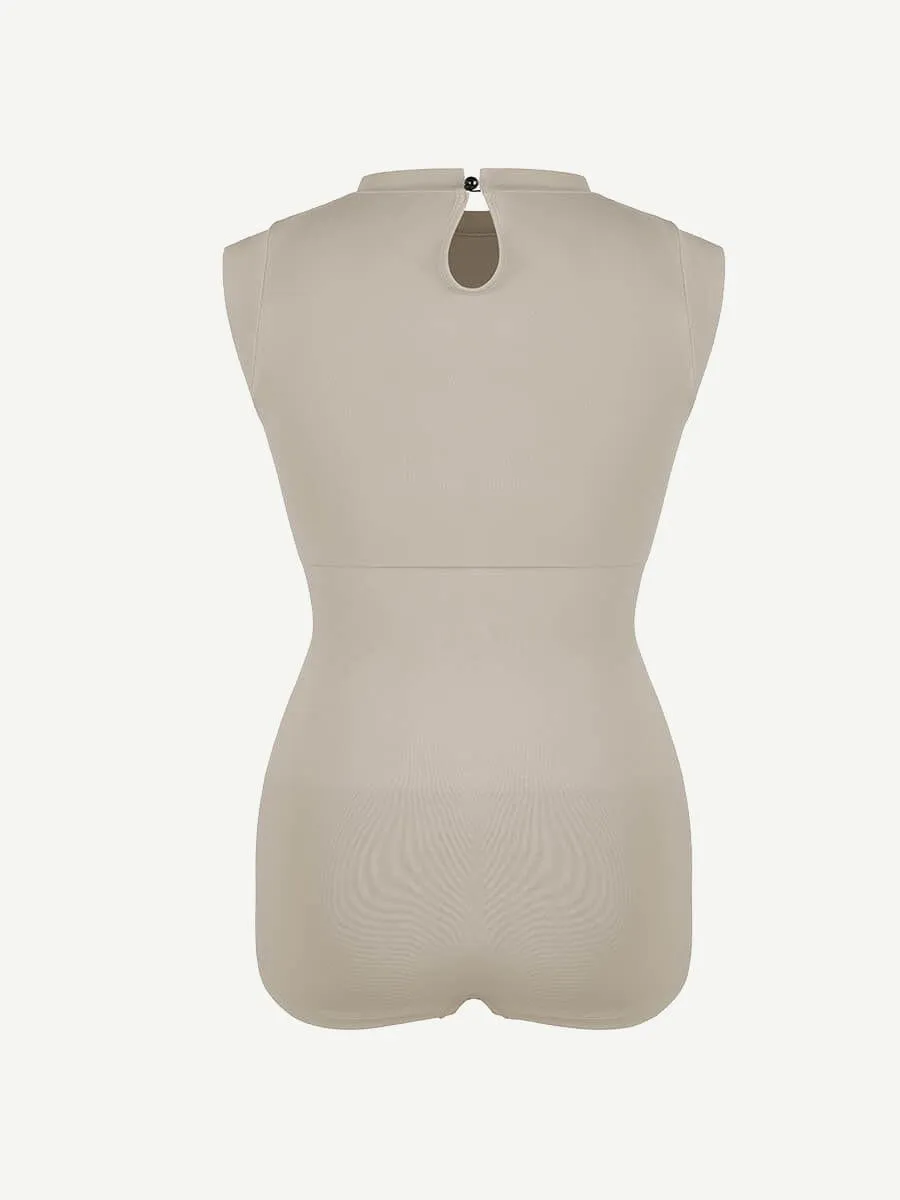 Wholesale Seamless Cap Sleeve Waist and Abdomen Shaping Shapewear Bodysuit