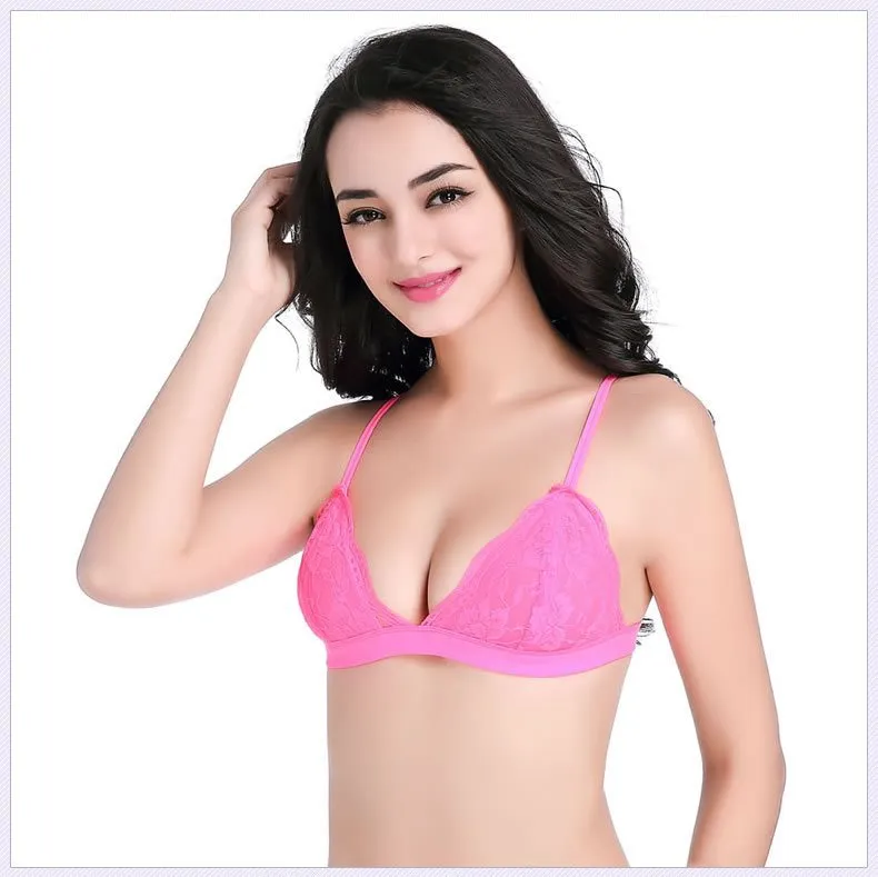 Women's Floral Lace Bra | Comfortable Adjusted Underwear