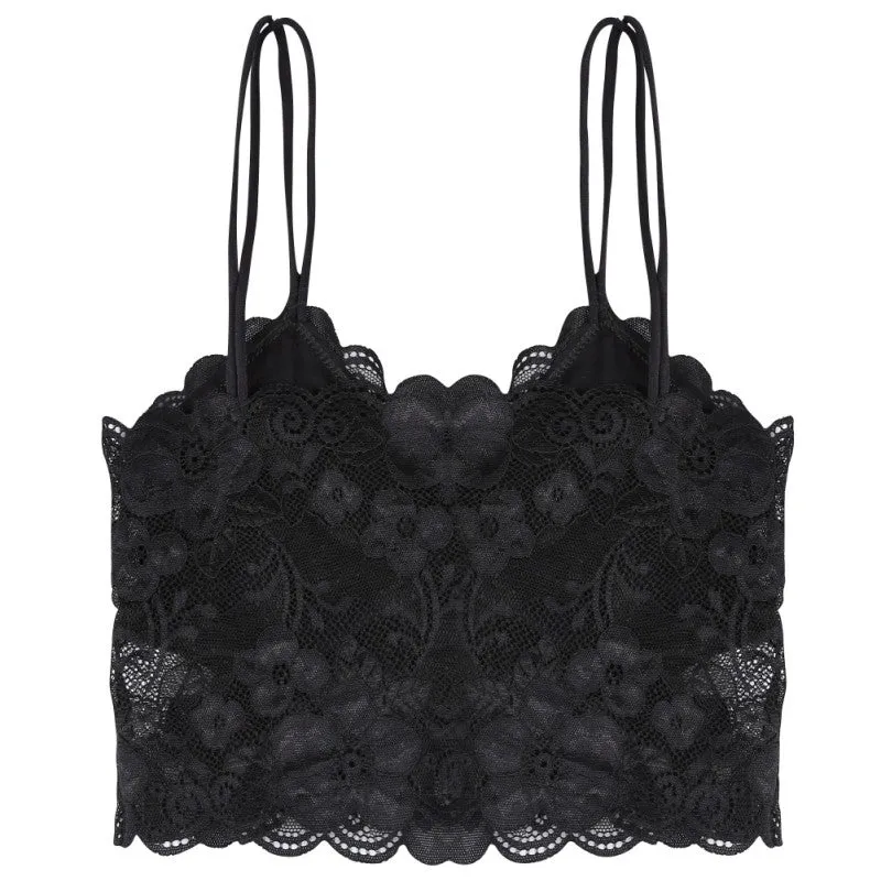Women's V-Neck Lace Bra