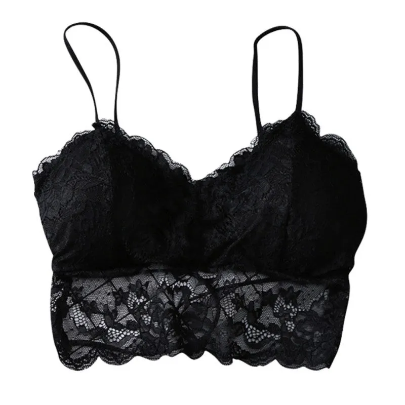 Women's V-Neck Lace Bra